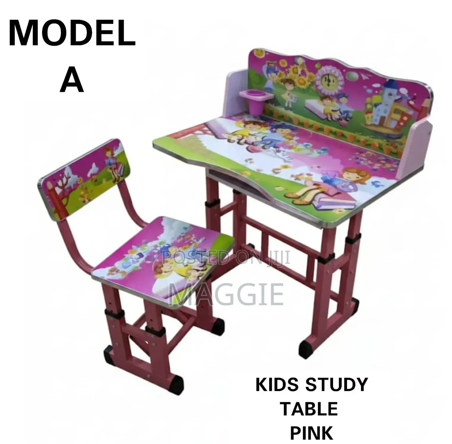 Pink Available Kids Study Desk