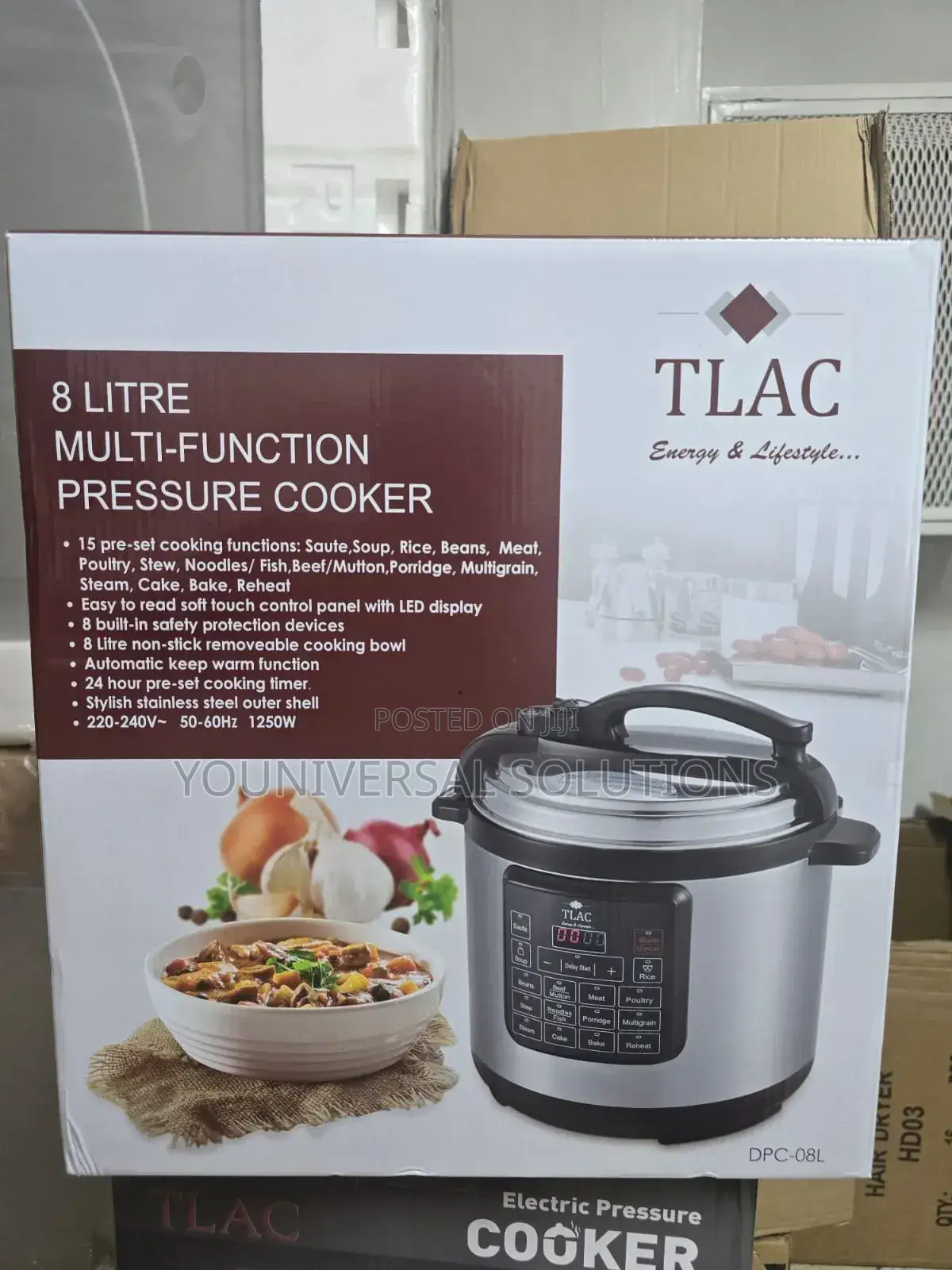 8 Litres Tlac 15 in 1 Electric Pressure Cooker