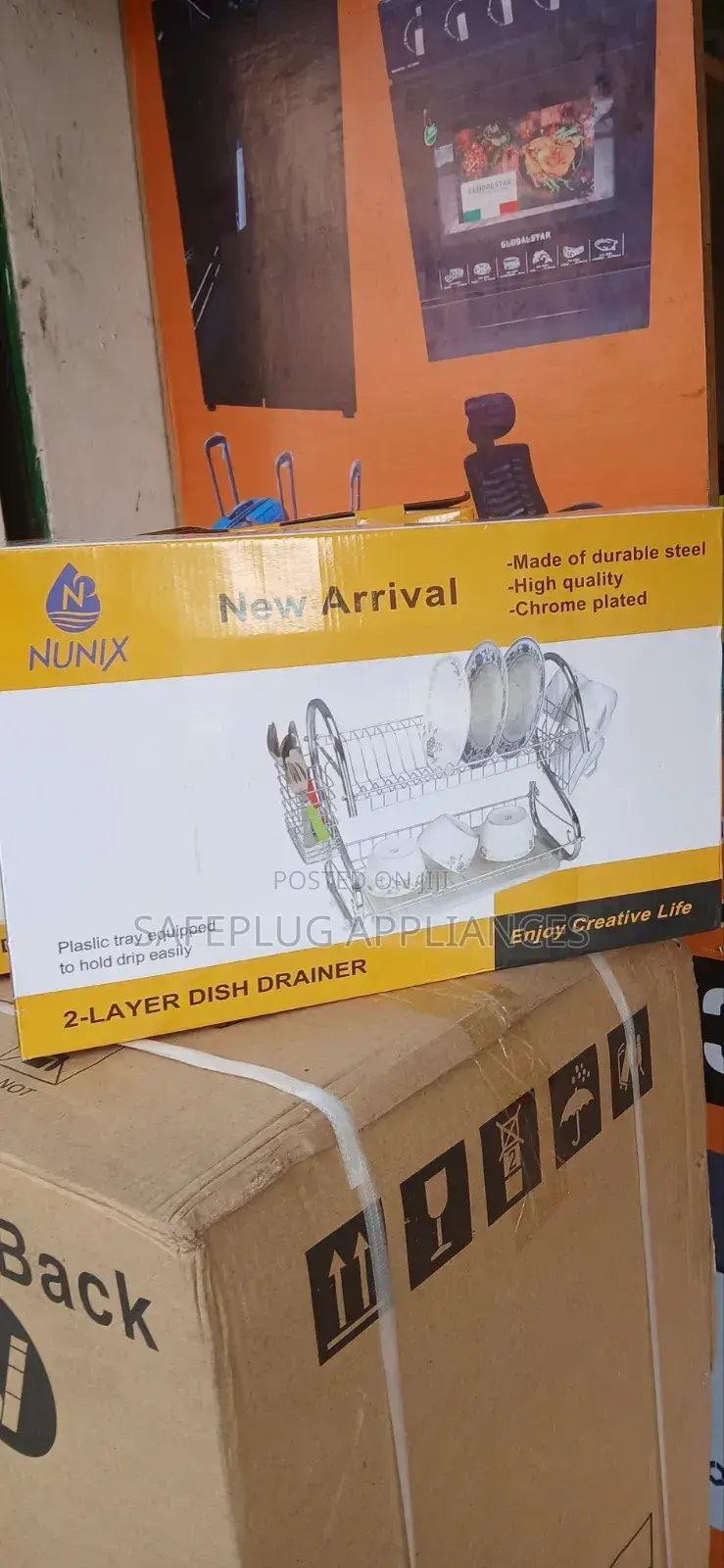 Nunix Double Layer Kitchen Utensil Drying Rack