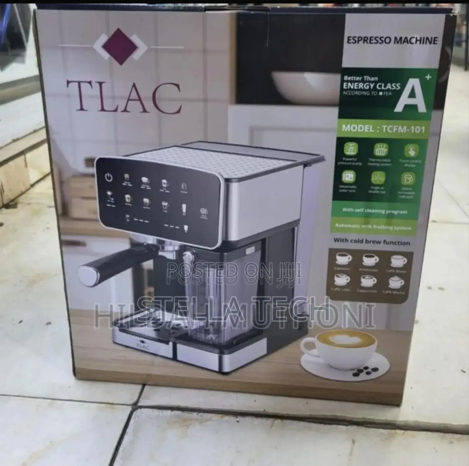 Tlac Espresso Coffee Machine TCFM 101, 1.8l,