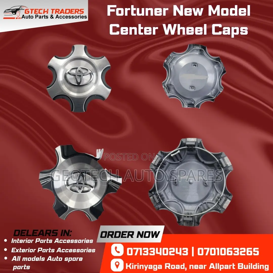 Toyota Fortuner New Model Center Wheel Caps