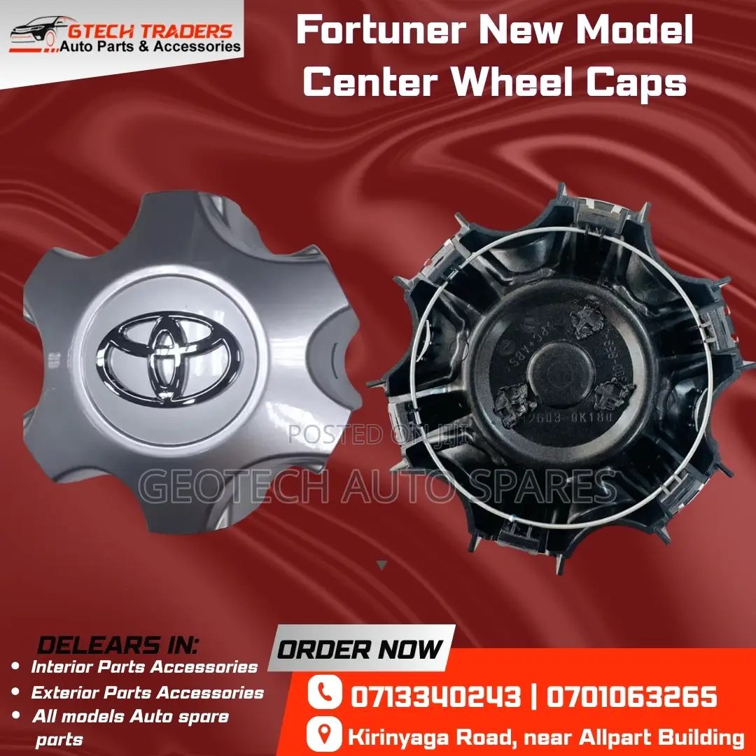 Toyota Fortuner New Model Center Wheel Caps