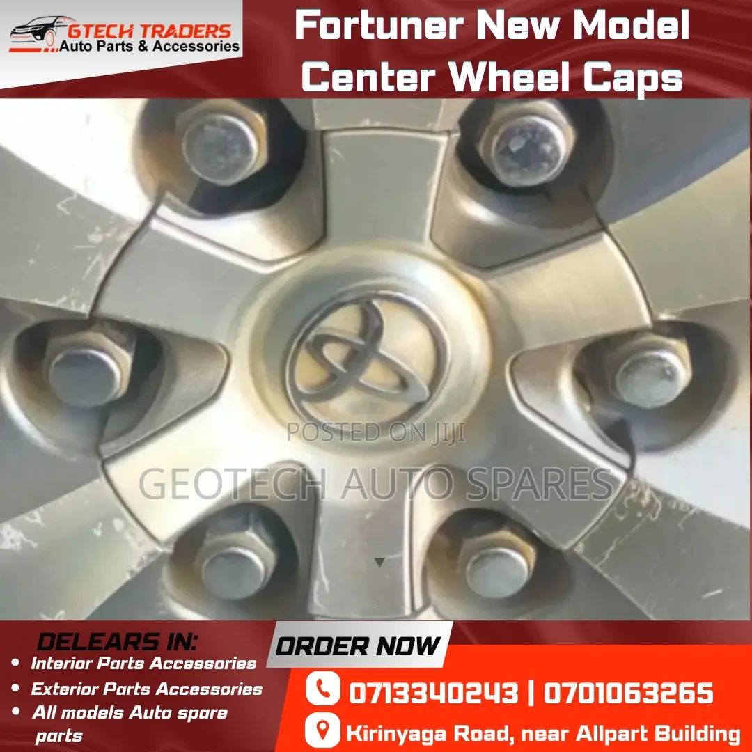 Toyota Fortuner New Model Center Wheel Caps