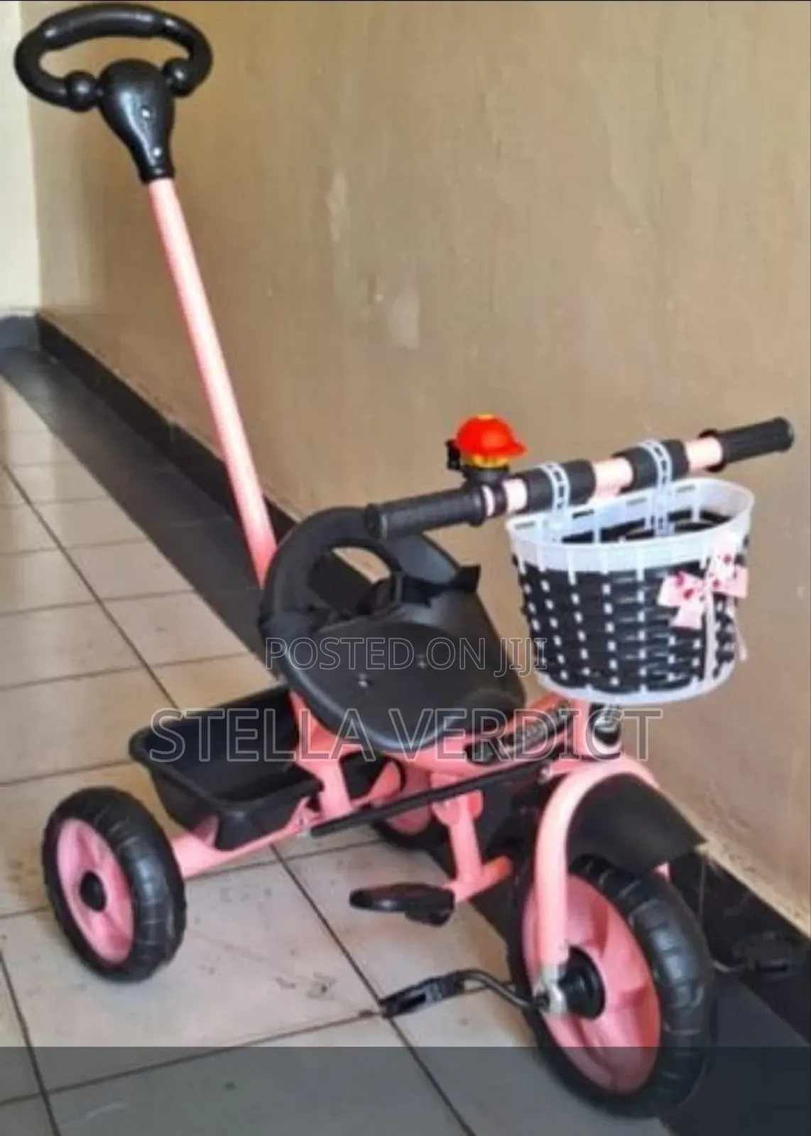 Executive Kids Tricycle With Push Handle