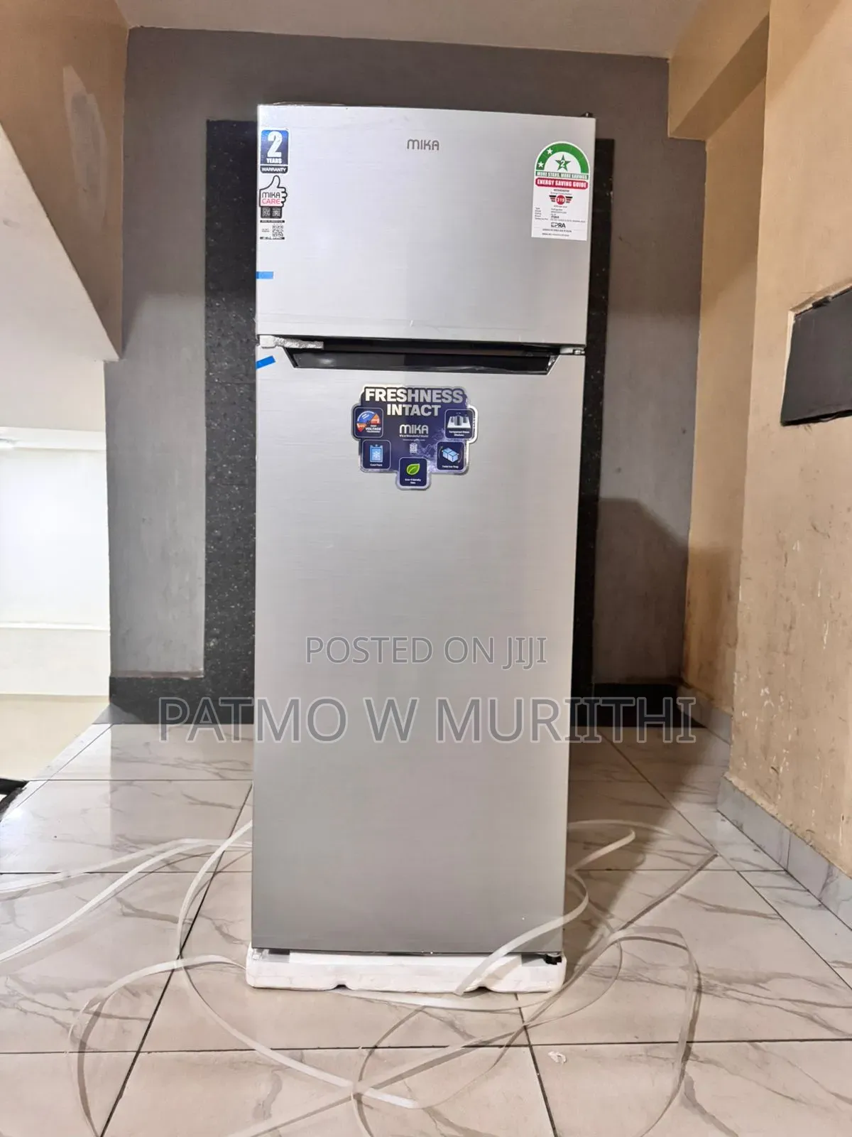 Mika 211 Double Door Fridge Direct Cool
