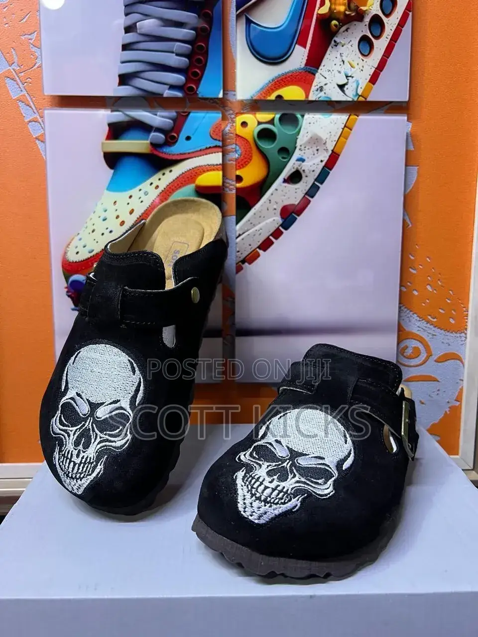 Birkenstock Boston Skull Clogs