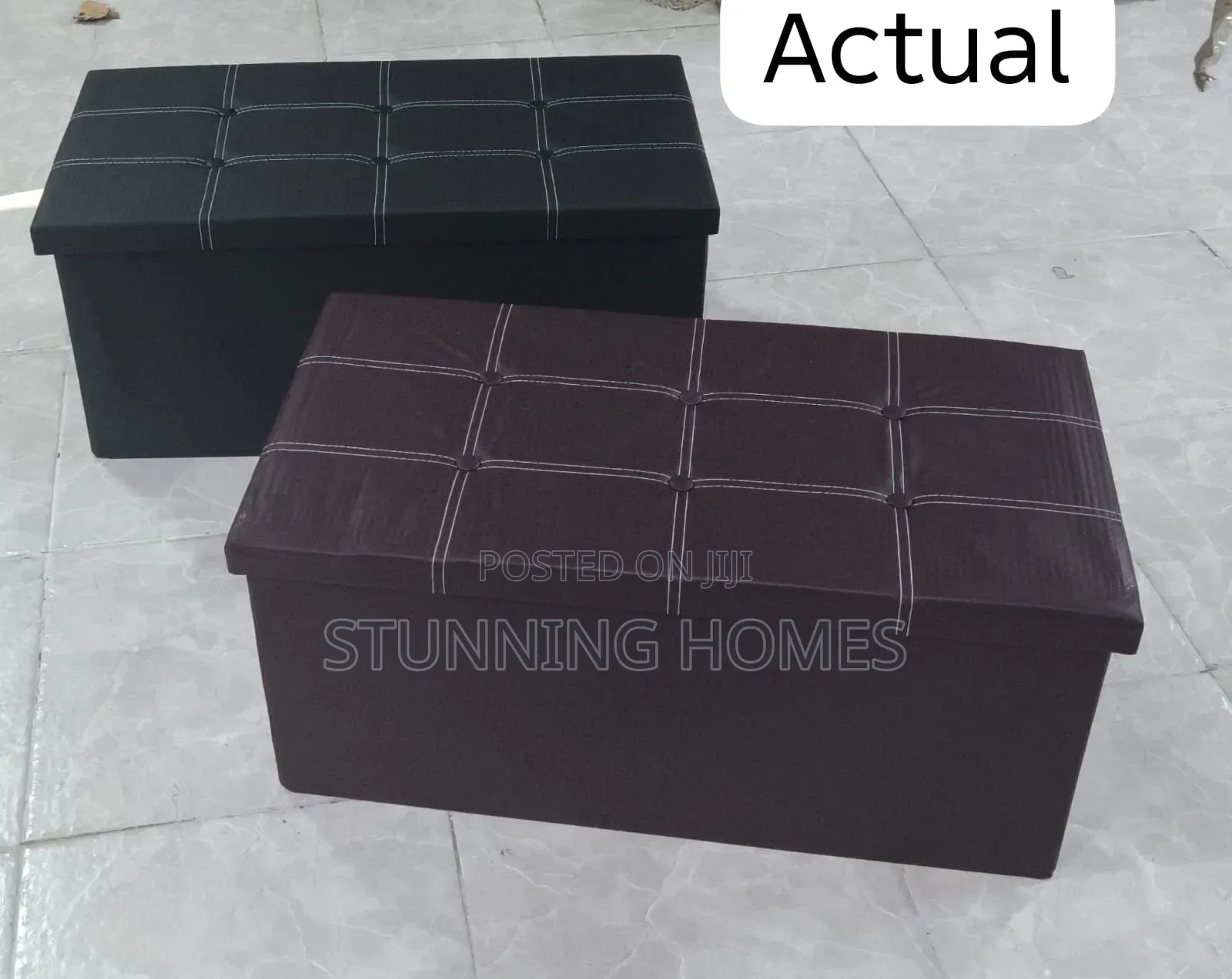 Foldable Ottoman Storage