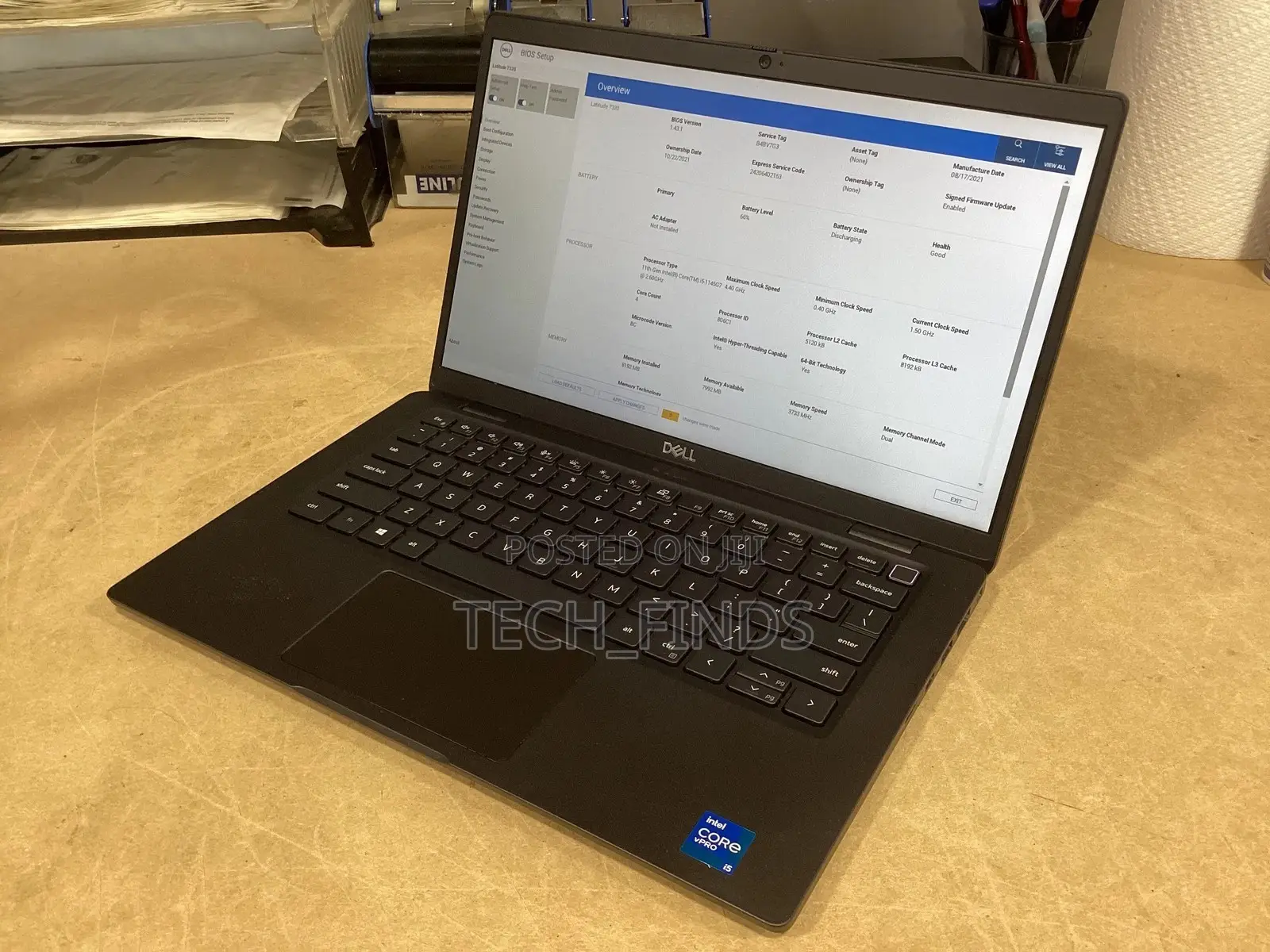 Laptop Dell Latitude 7320 16GB Intel Core i5 SSD 512GB