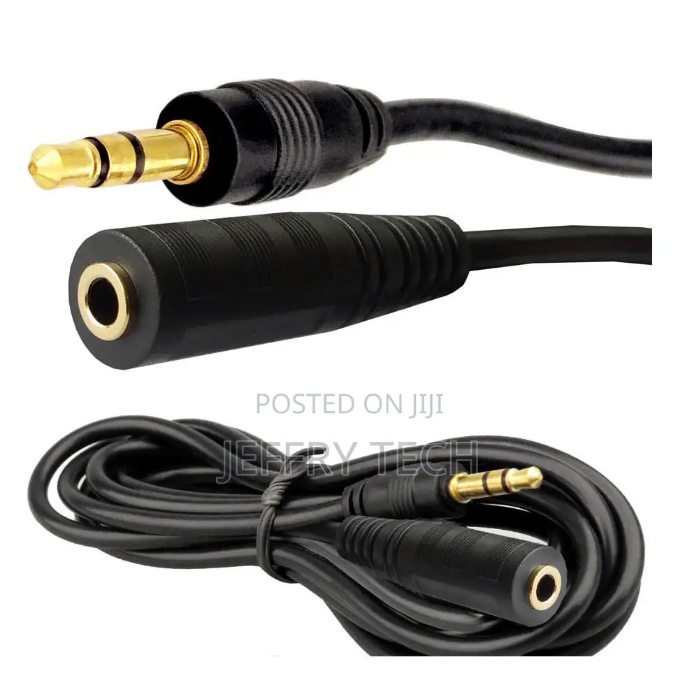 Male to Female 3.5mm Aux Audio iPod Mp3 Headphone Stereo Extension Cab