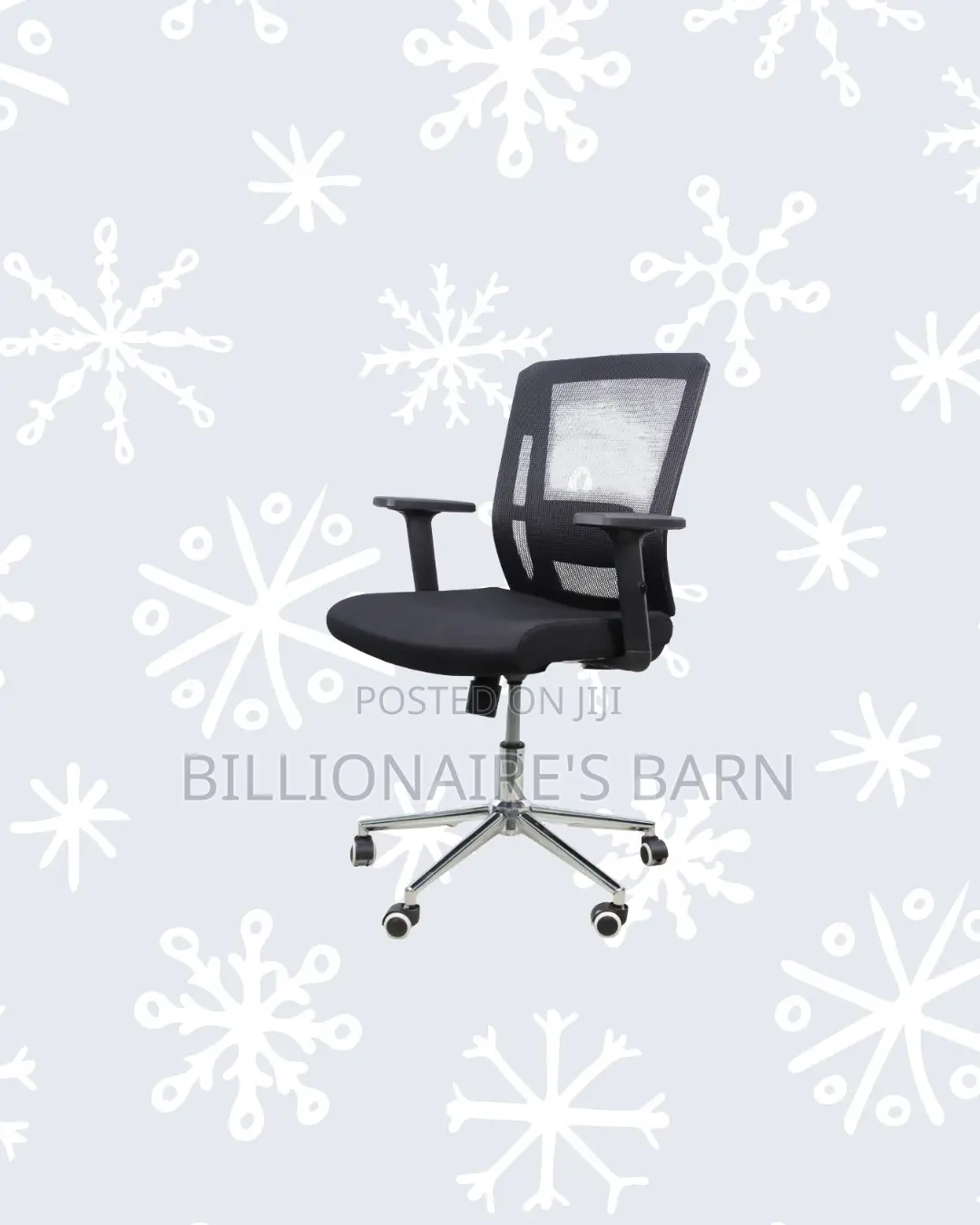 Stylish Barn Origin Chair Mid Back Chrome Base Nairobi Special Today