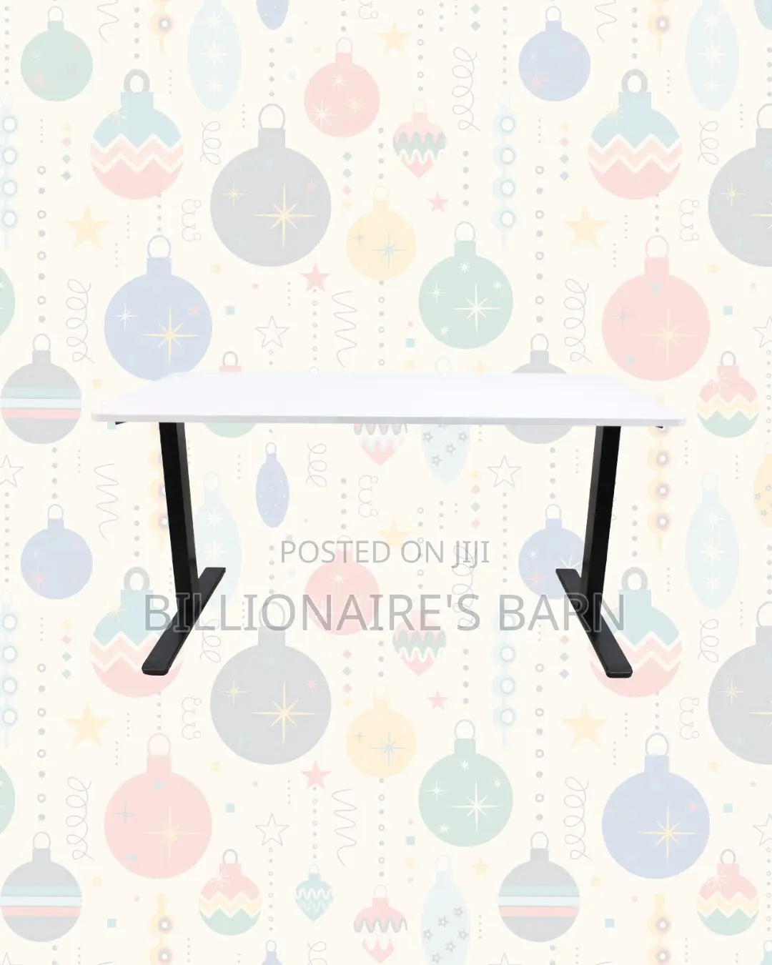 Modern Dual Motor Electric Desk Heavy Duty Dual Monitor Workspace