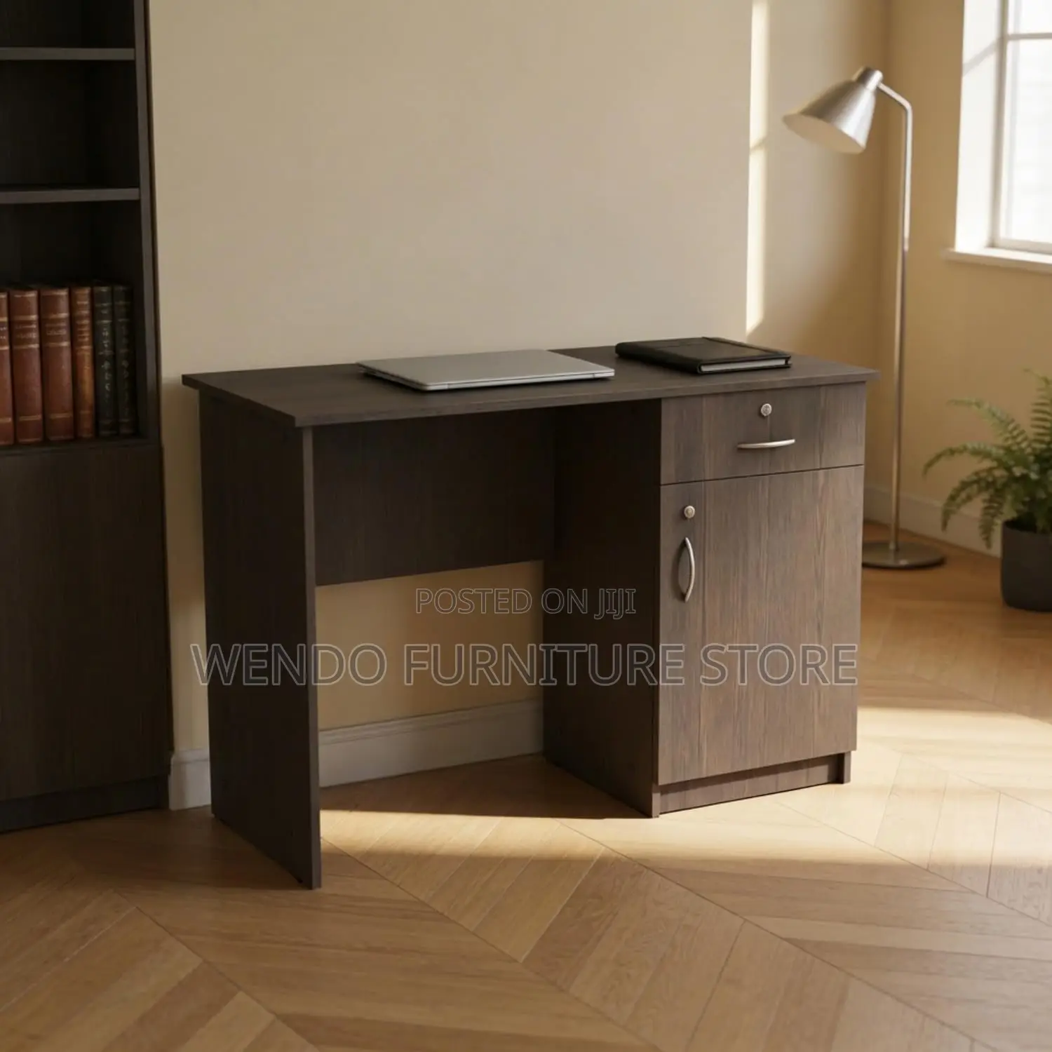 Office Desk; 1.4 Meters Executive Home Office Style Wooden Desk