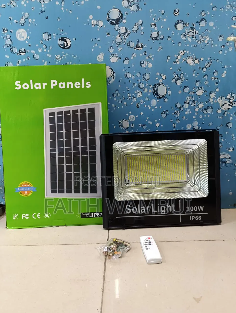 300w Us Solar Floodlight/Us Solar Floodlight With Panel