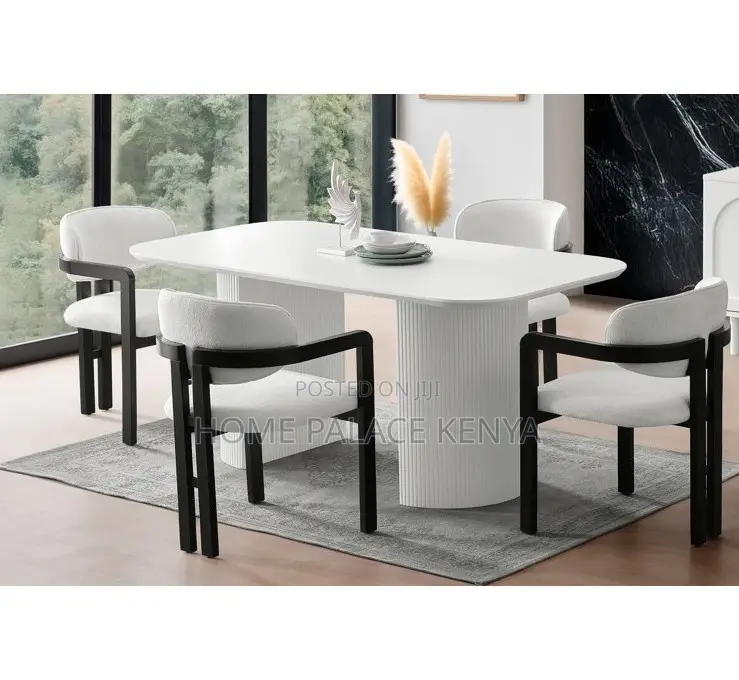 Dining Chair: Solid Wood Dining Chair With Armrest and Fabric Cushion