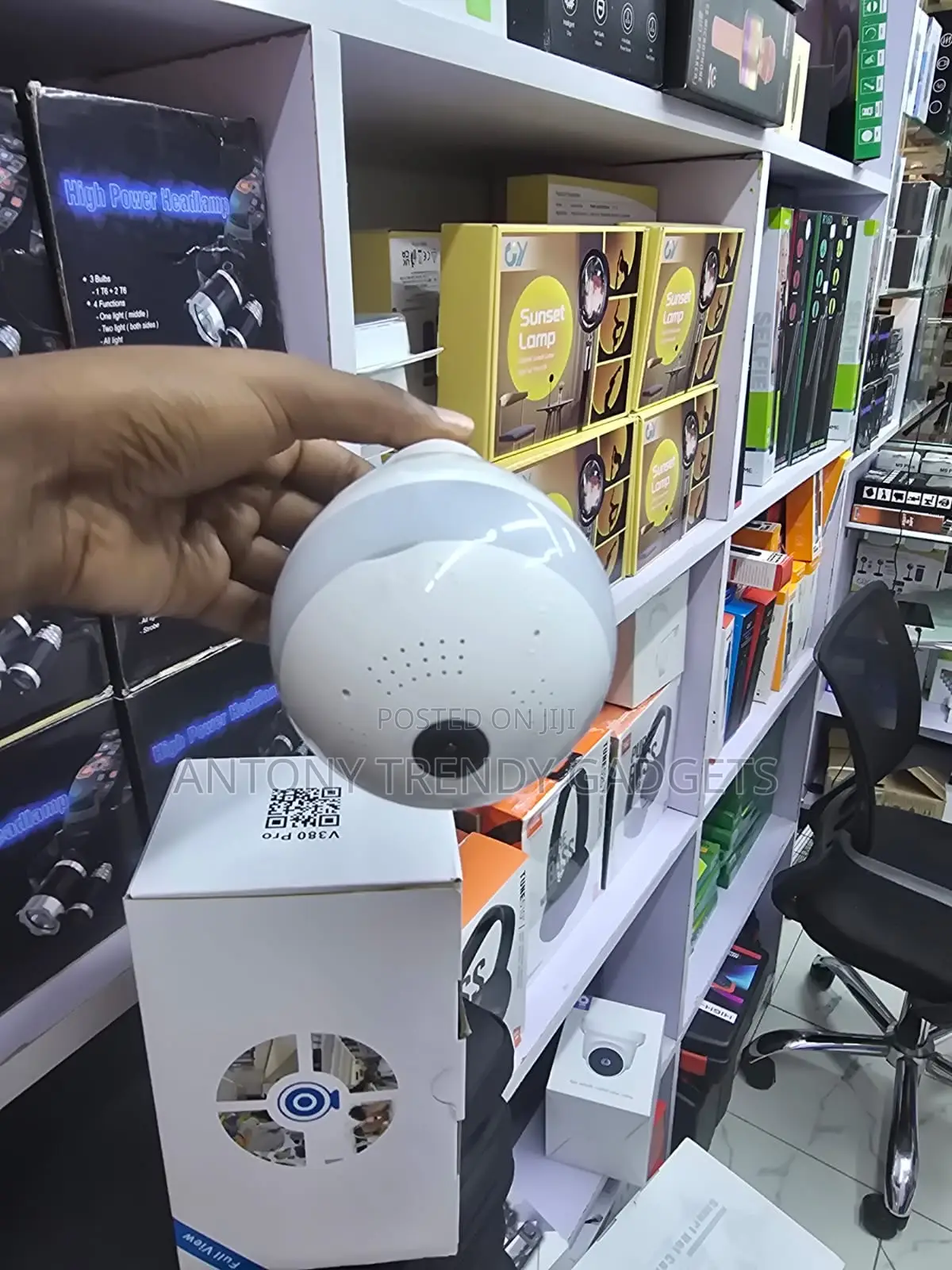 Led Light Bulb Security Camera 360 Degree Monitoring Cam