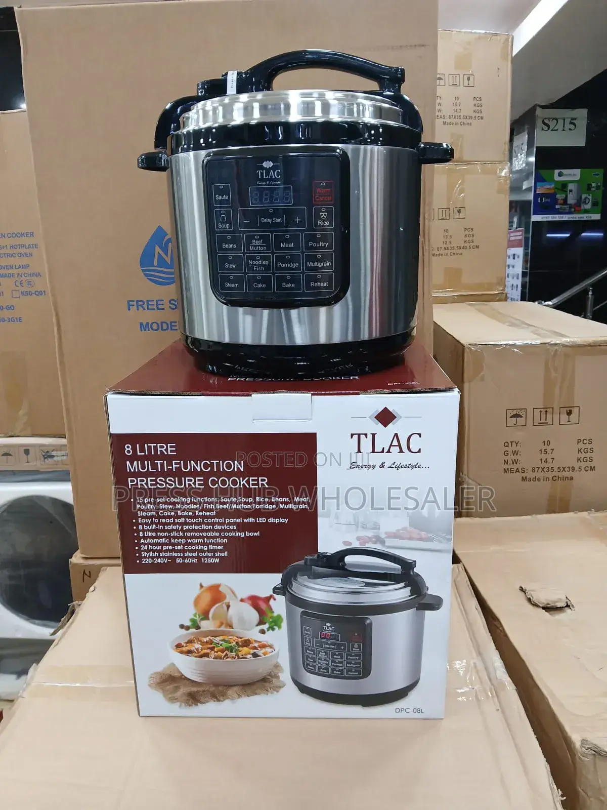 Tlac 8-liter Electric Pressure Cooker (