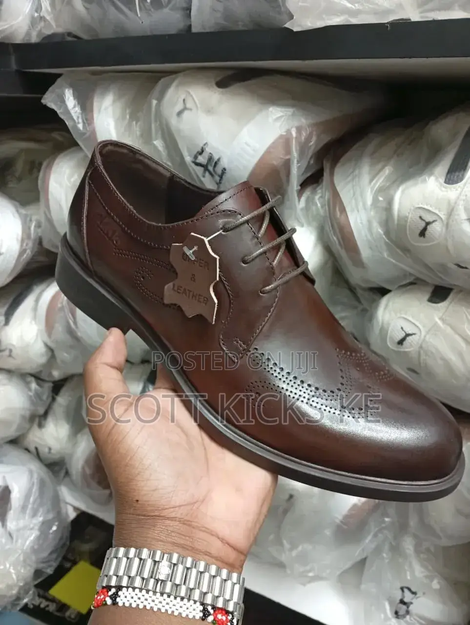 Clarks Leather Men Officials