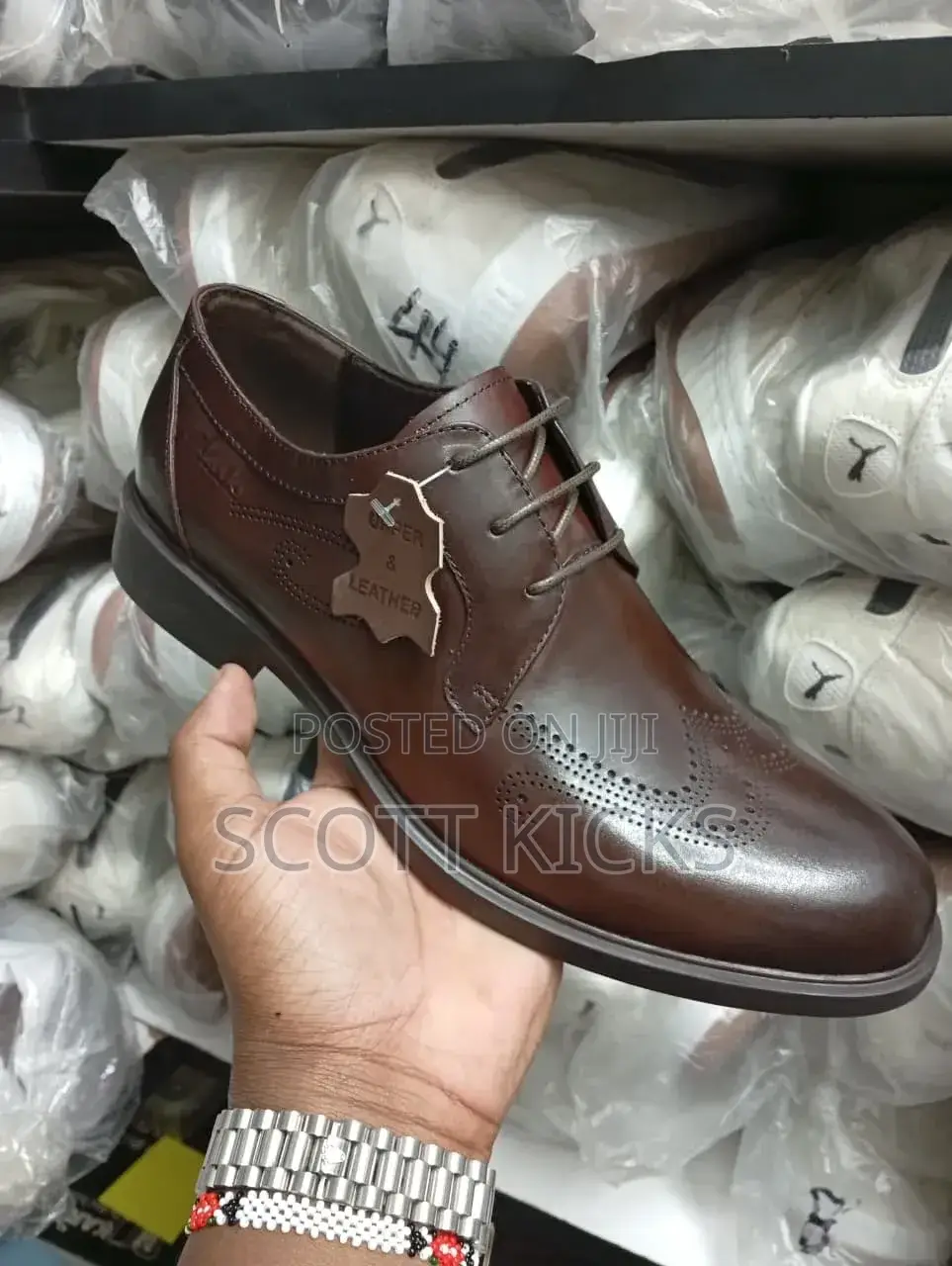 Clarks Leather Men Officials