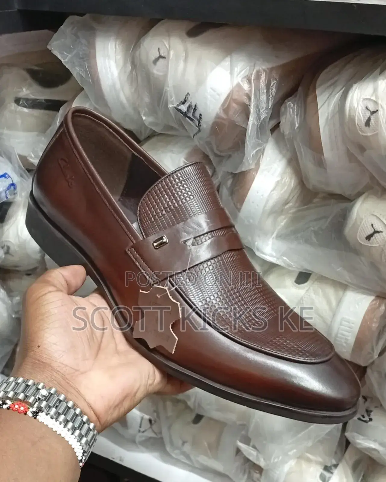 Clarks Leather Men Officials