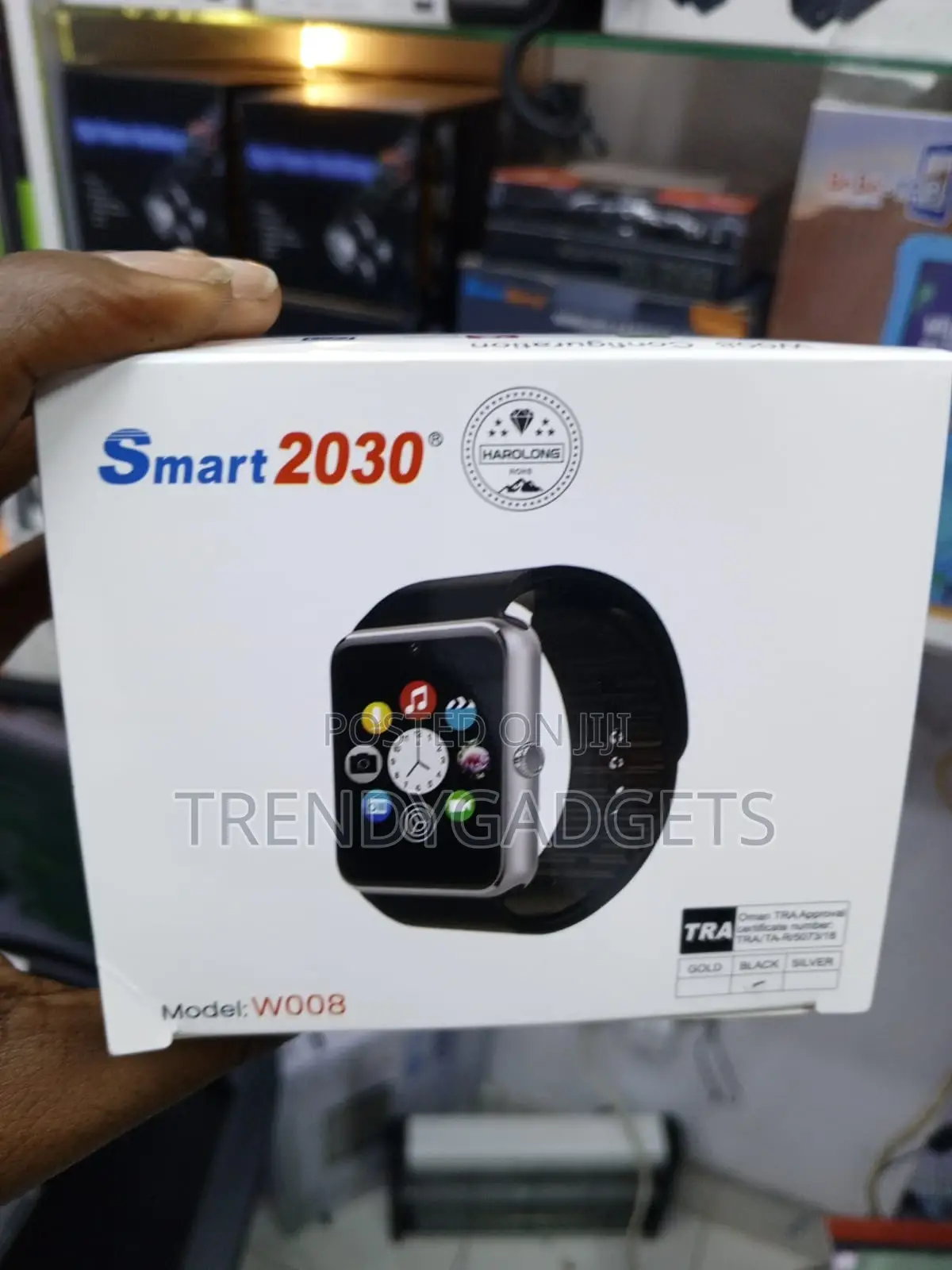 W008 Smartwatch Touchscreen Fitness Tracker Android Watch