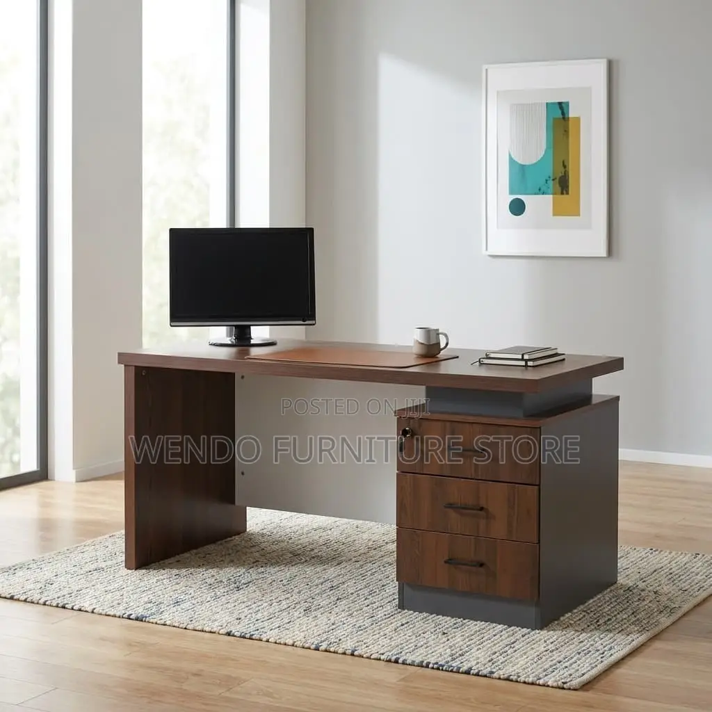 Office Desk; 1.4 Meter Executive Home Office Desktop Quality Desk