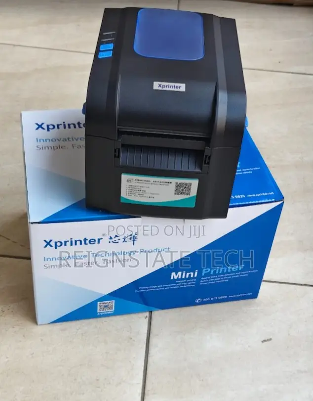 Bar Code Label Printer Xp-370b 20-80mm Barcode Label Printer