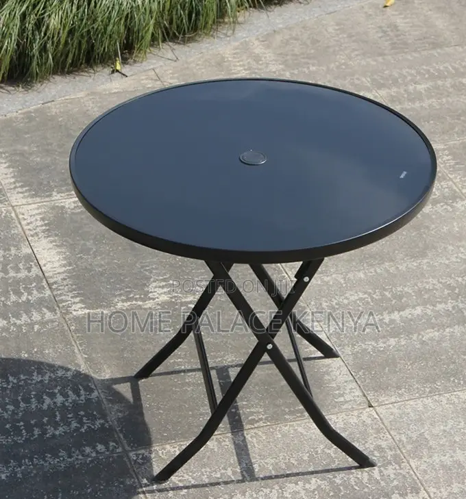 Outdoor Table: Modern Camping Table With Iron Frame