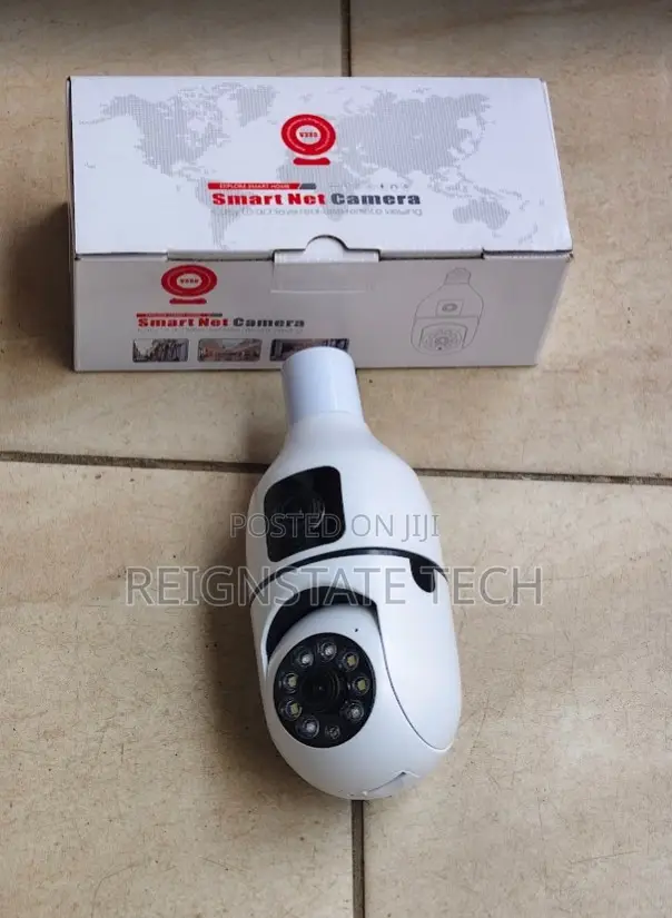 V380 Dual Lens Rotating Bulb PTZ With Motion Tracking