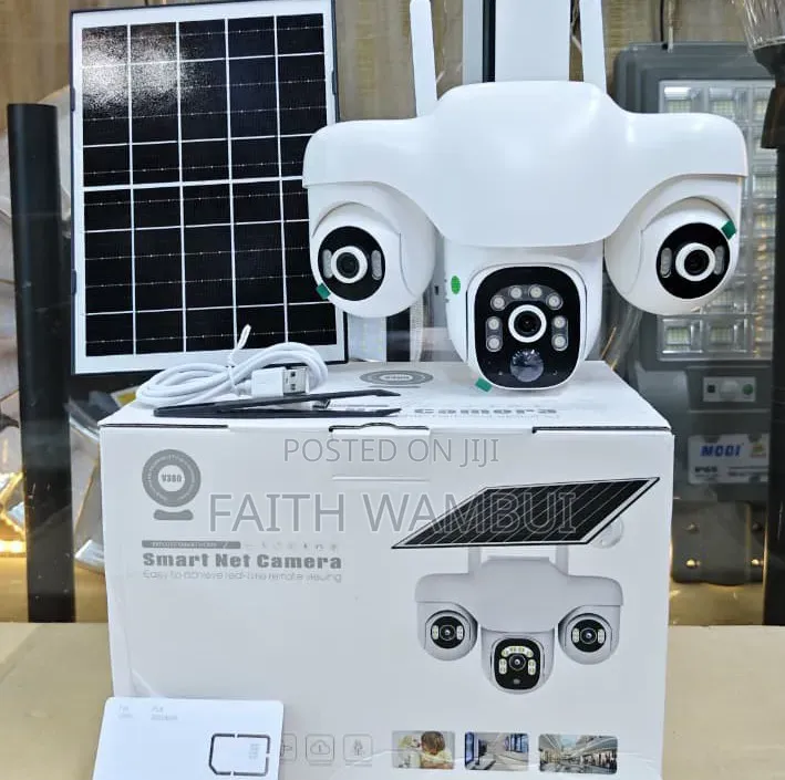 4g Solar Triple Lens Solar PTZ Camera