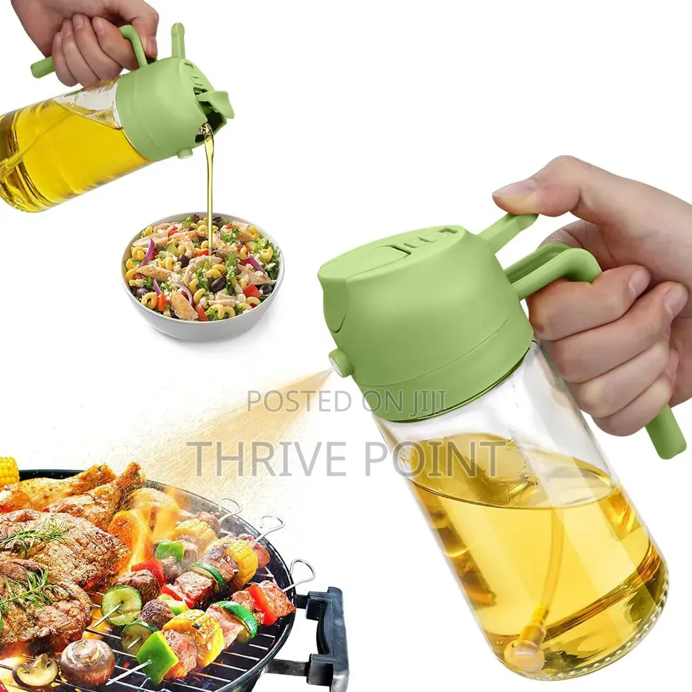 2 Way 450ml Spray or Pour Glass Oil Dispenser