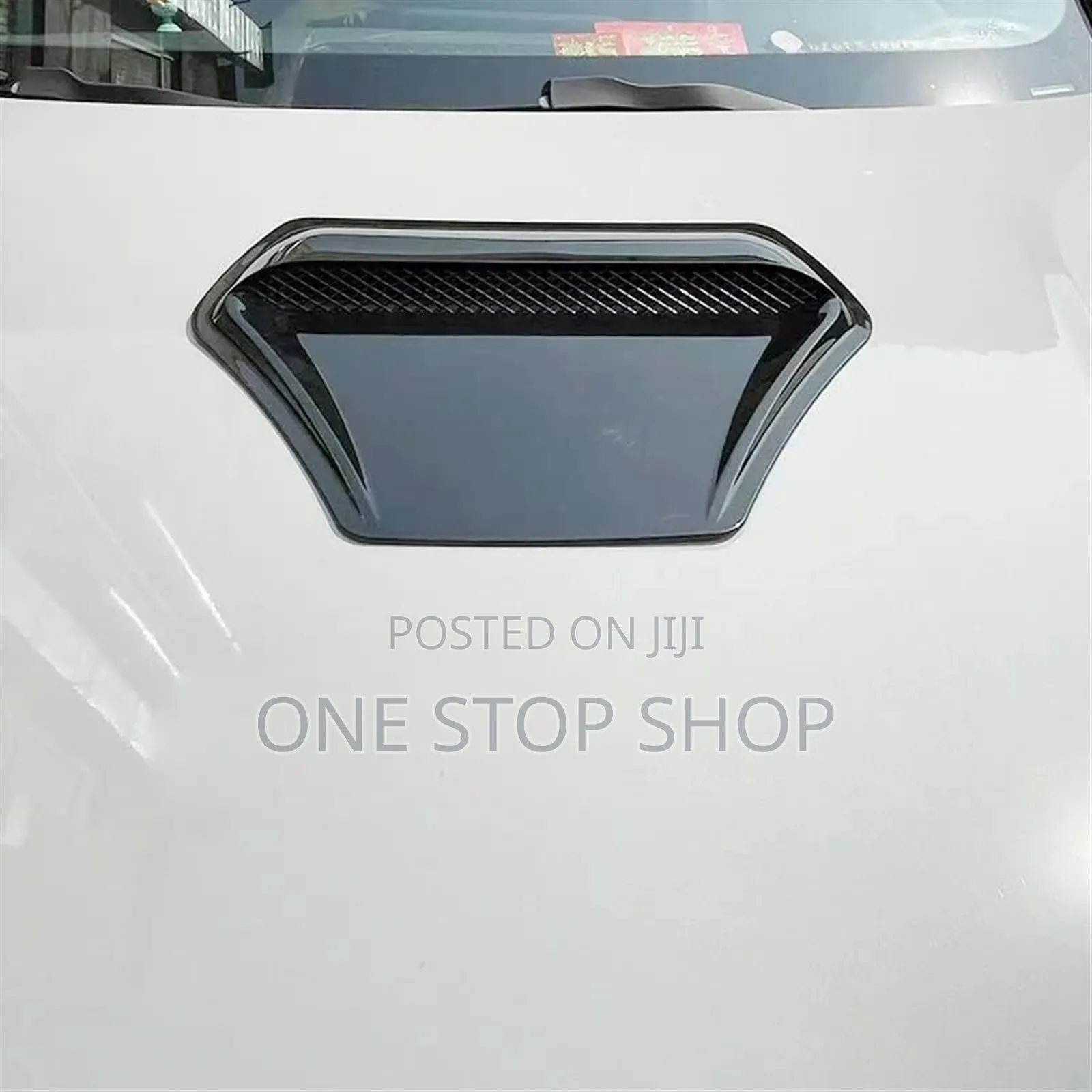 Glossy Black Car Hood Air Vent Scoop Heat Resistant