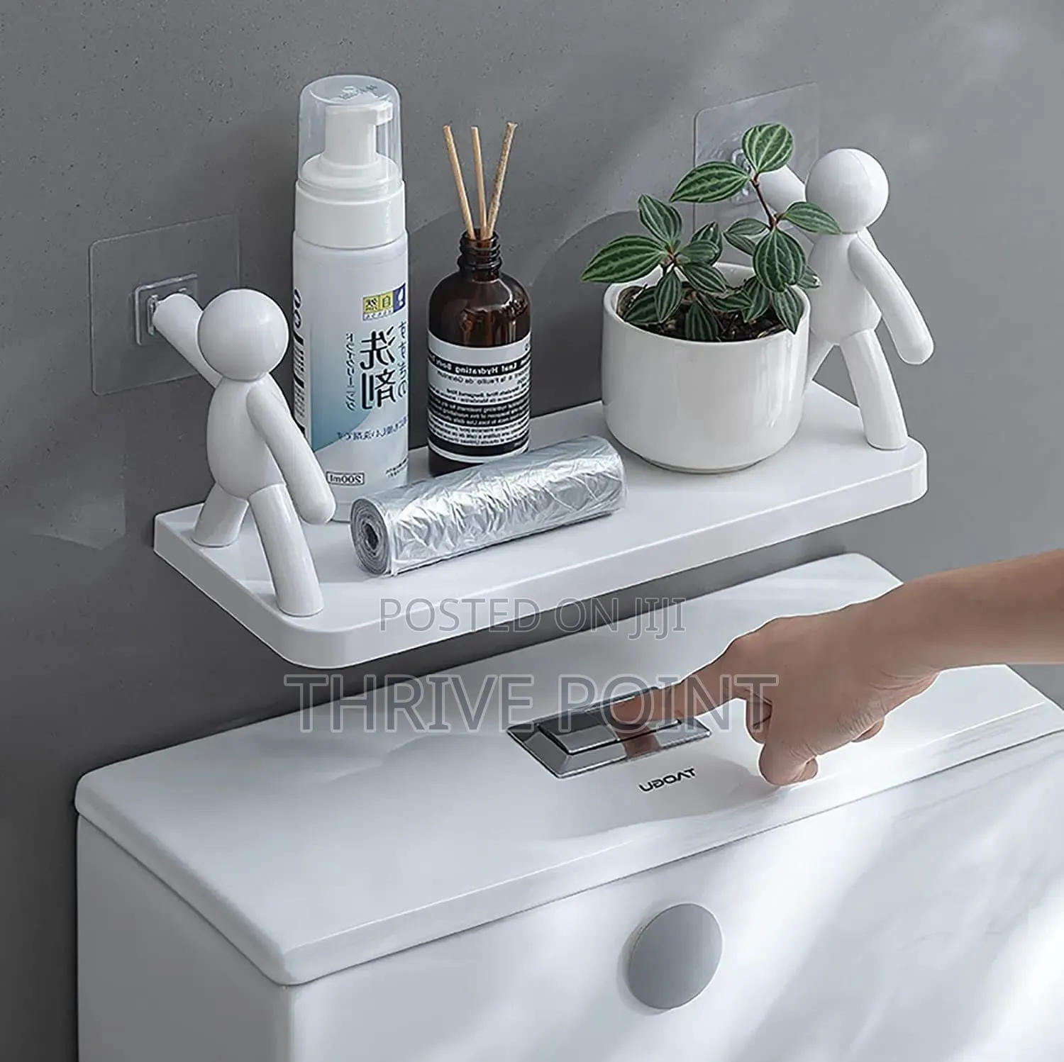 Single Layer Plastic Shelf Organizer