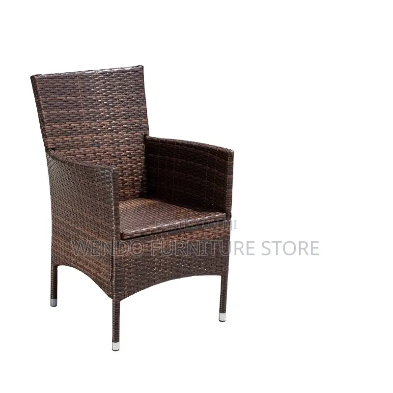 Dining Set; Four Seaters Rattan Wicker Outdoor Garden Set