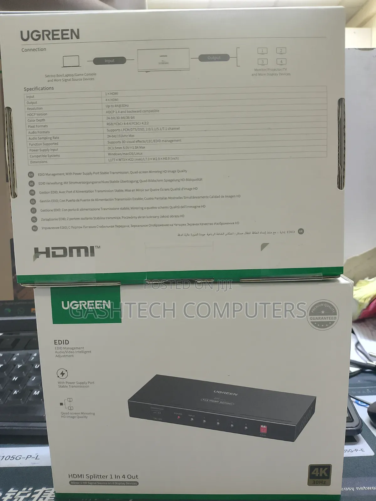 Ugreen Cm620 Hdmi Splitter 1in4out