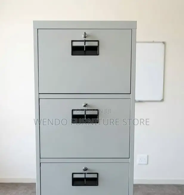 Office Cabinet; Home Office Steel Cabinet With 4 Lock Drawers
