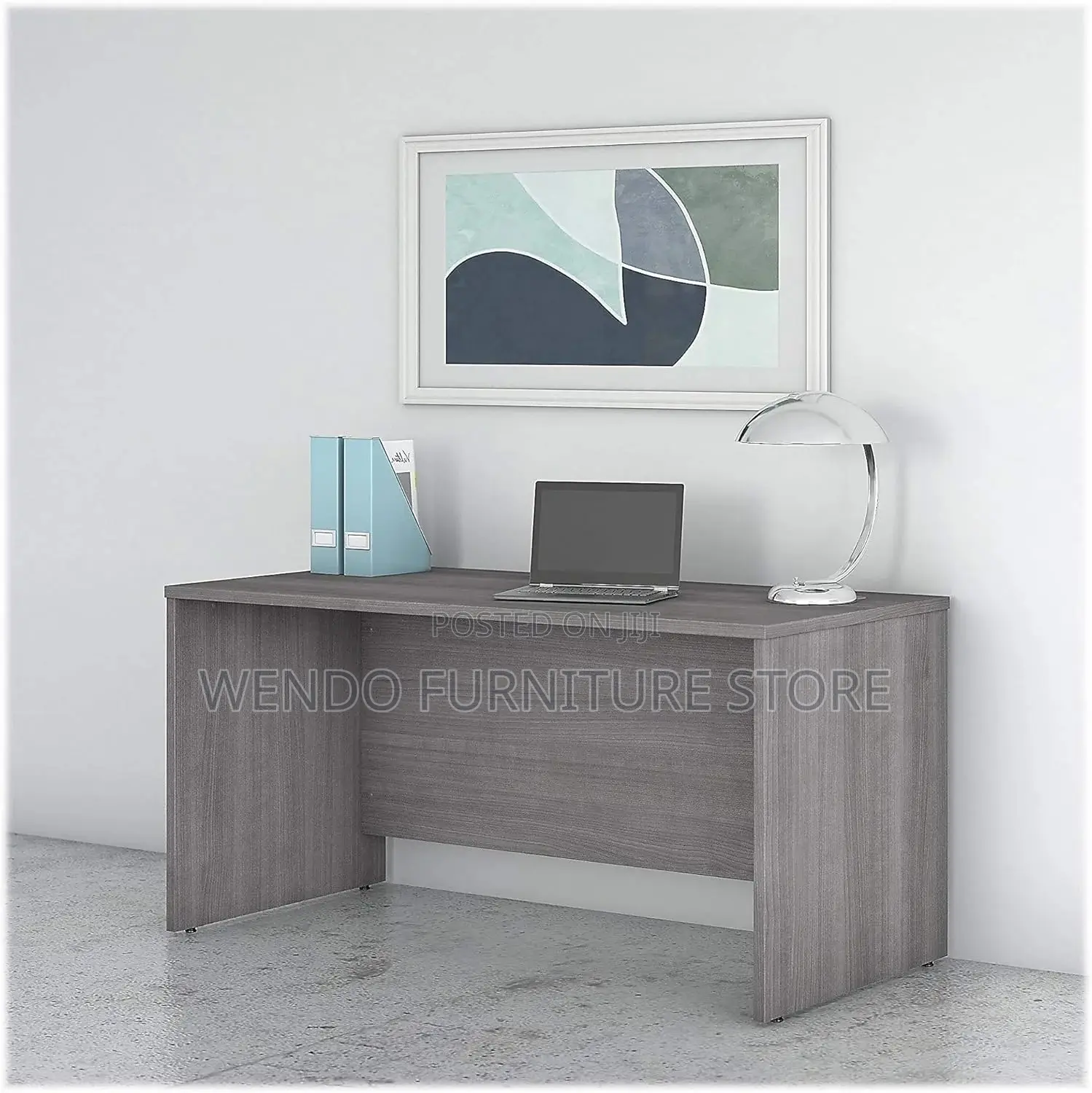 Office Desk; 1.2 Meters Gray Home Office Clerical Study Desk