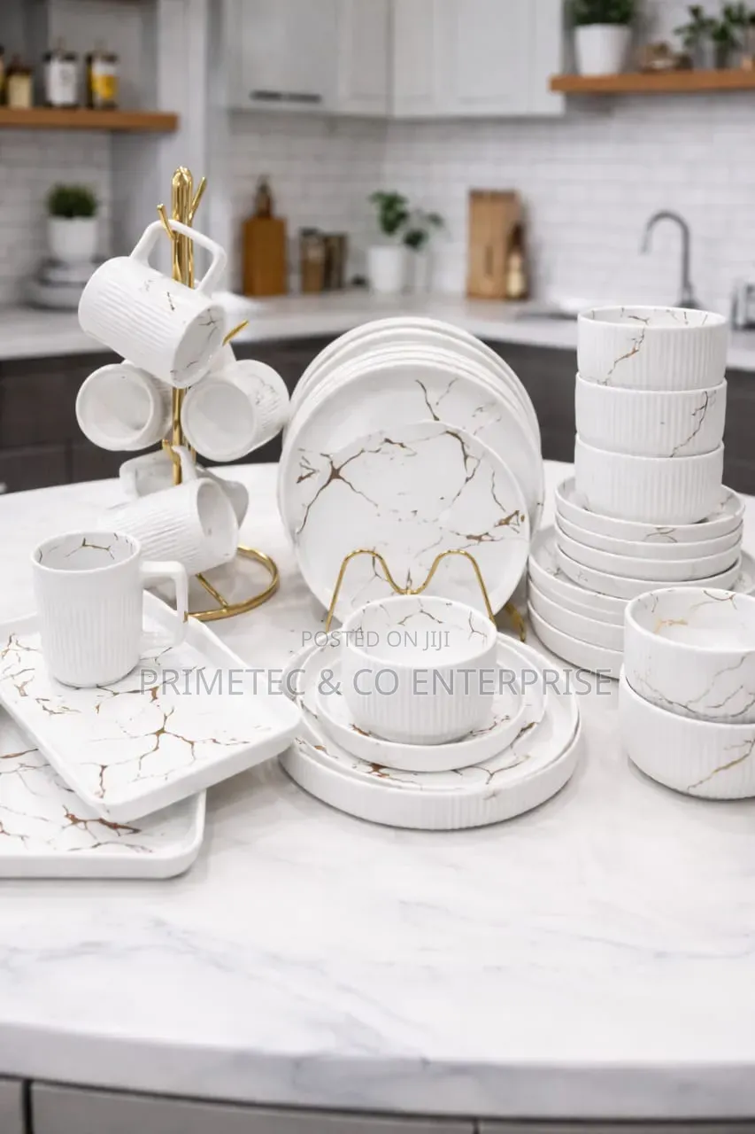 Elegant European Porcelain Dinner Set