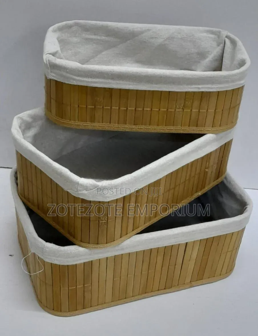 Rattan Storage Basket-3pcs