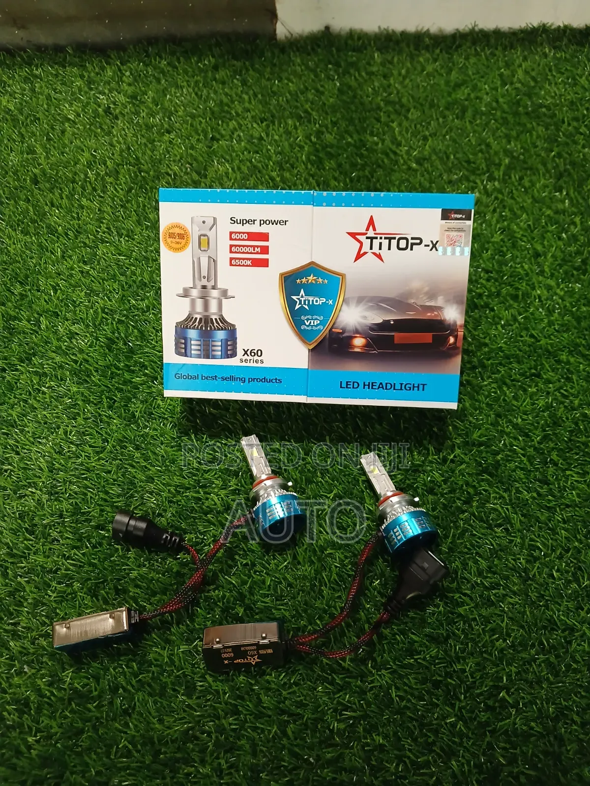 Titop X60 Led Bulbs | High Power White Car Headlights Fog Lamps