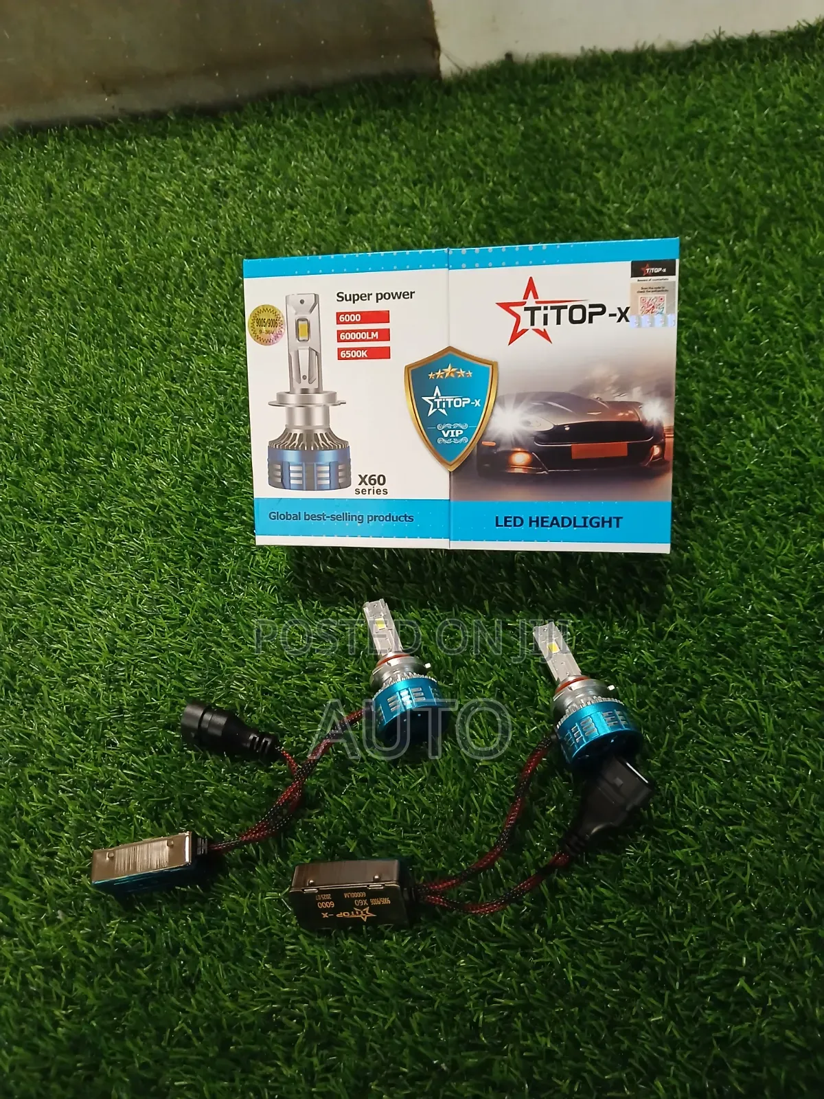 Titop X60 Led Bulbs | High Power White Car Headlights Fog Lamps