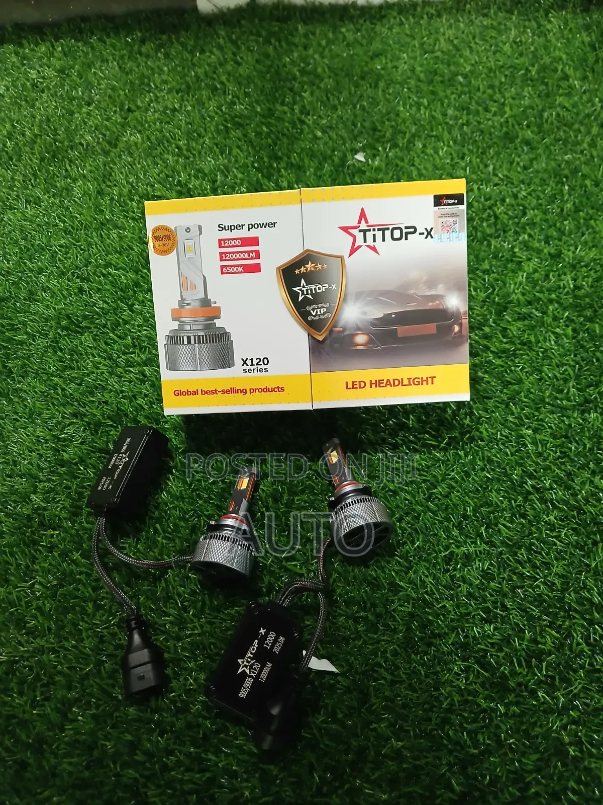 Titop X120 Led Bulbs | High Power White Headlight Fog Light Upgrade
