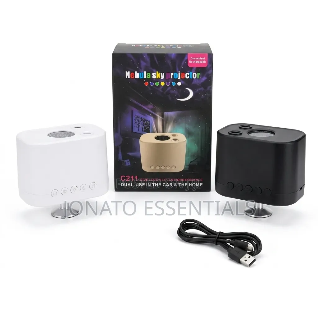 Star Master Led Galaxy Projector Night Light With Moon Nebula Clouds