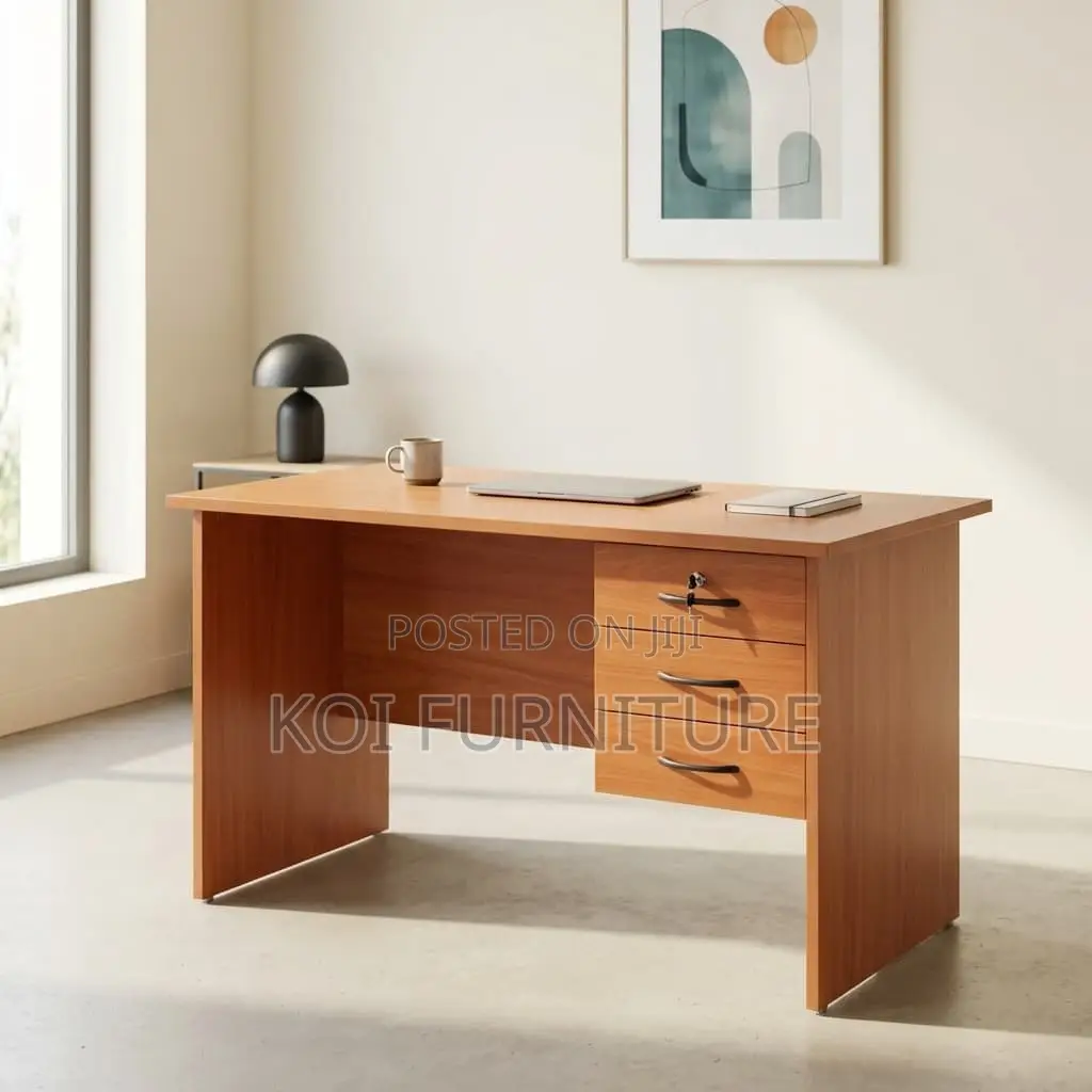 Office Desk : Modern 1.4-Meter Cherry Wood Study/Office Des