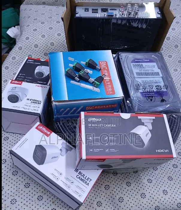 High-Quality Surveillance Dahua 4 Channel (Hd)Full Kit