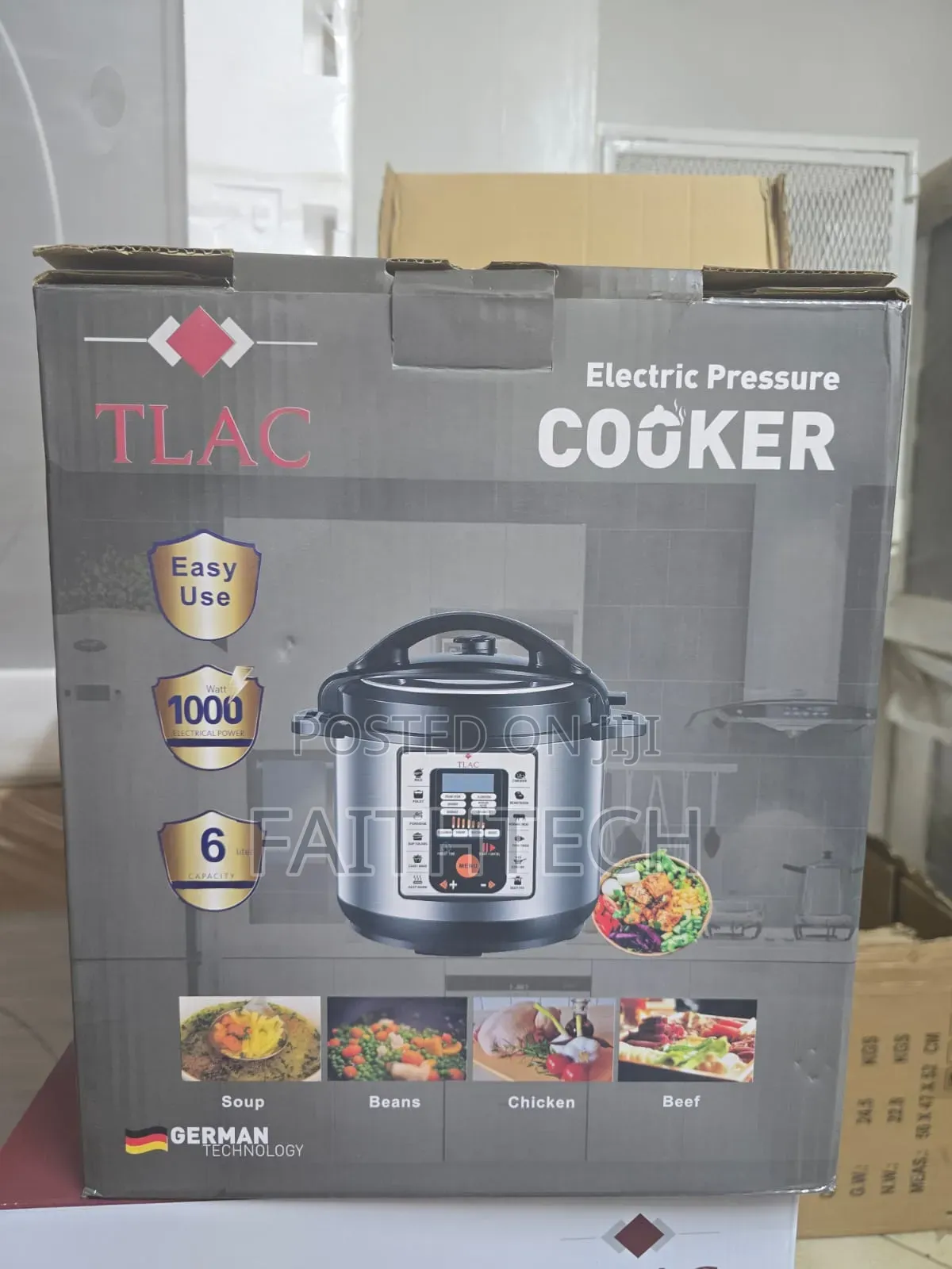 6 Litres Tlac Electric Pressure Cooker, 6ltr, 1000w, Digital Panel