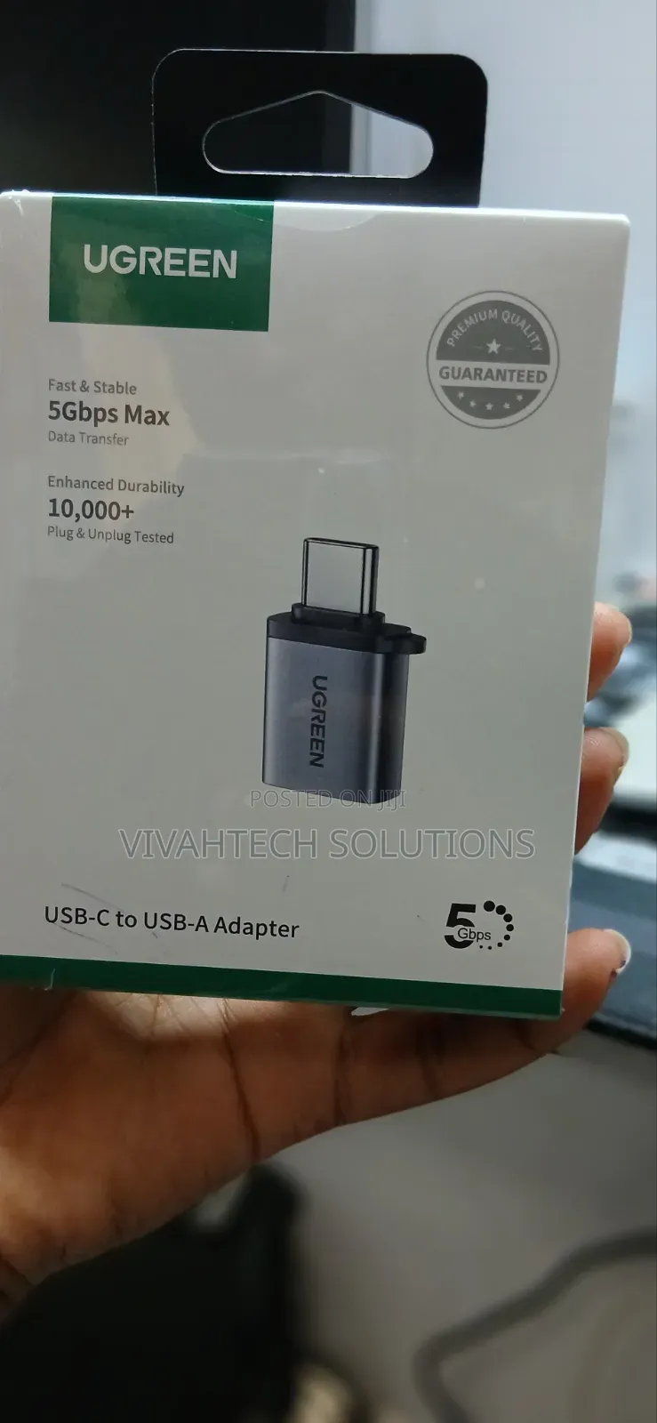 Ugreen Usb-c To Usb-a Adapter With 5gbpss Max Data Transfer