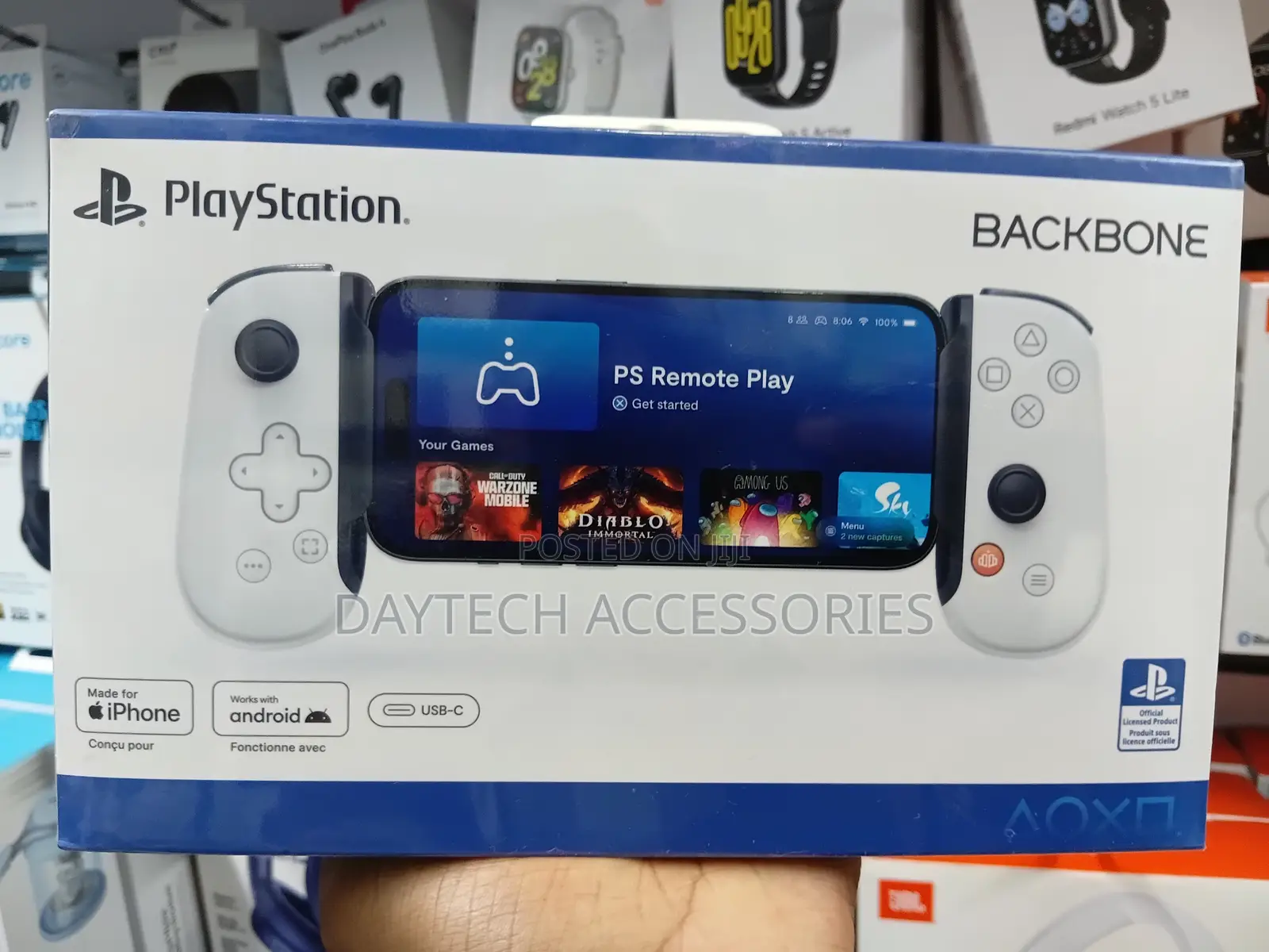 Backbone One – Playstation Edition for iPhone Android – Usb-C.