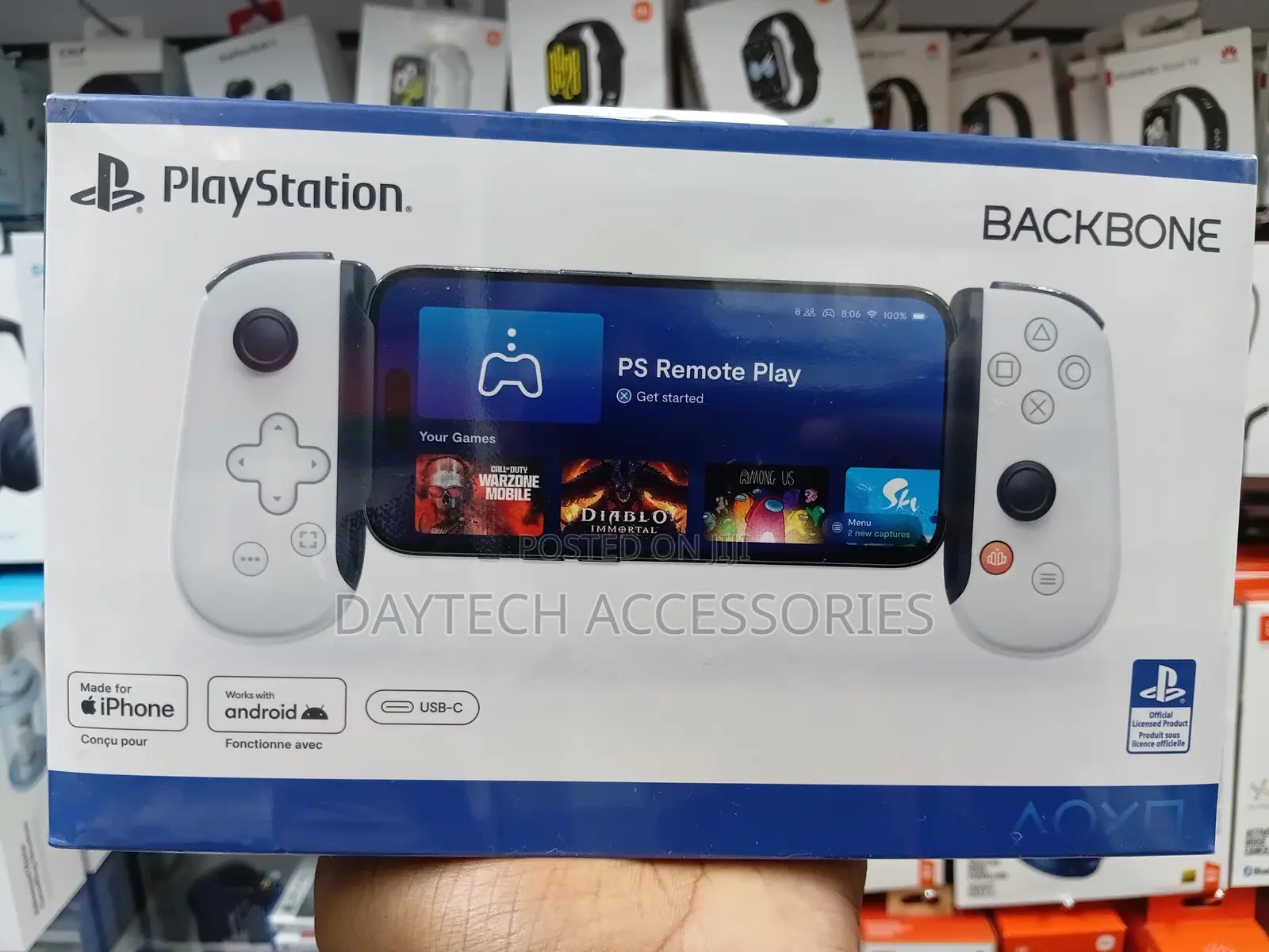 Backbone One – Playstation Edition for iPhone Android – Usb-C.