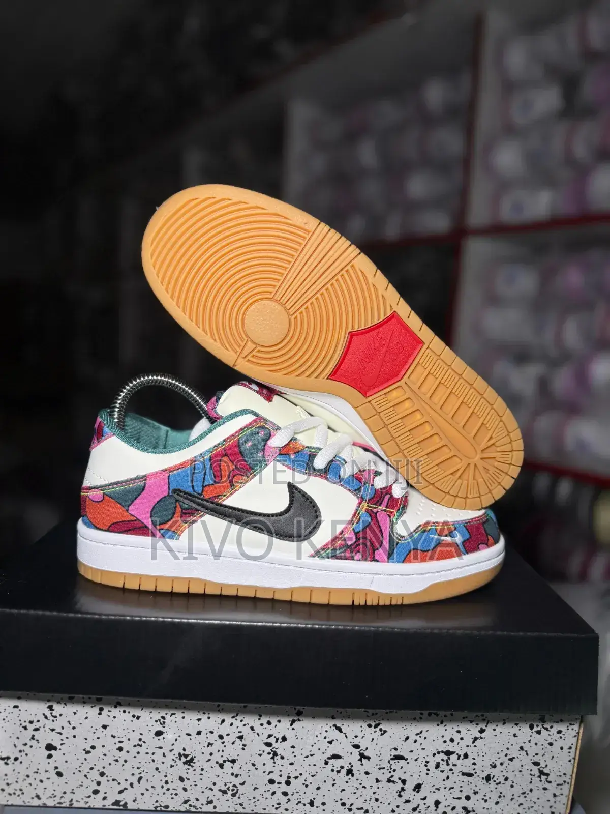 Nike Sb Dunk Low Pro X Parra Abstract Art