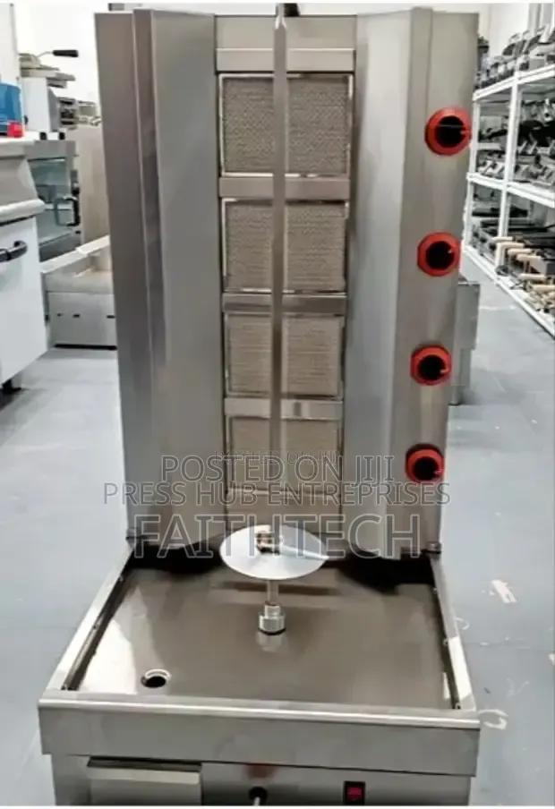Commercial Shawarma 4 Gas Burner Machine